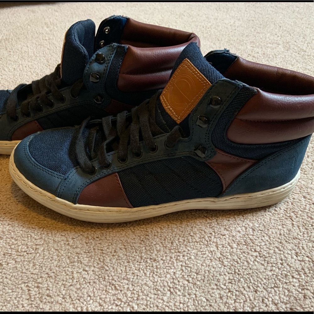 Men’s Blue H&M High Top Shoes - Size US 10